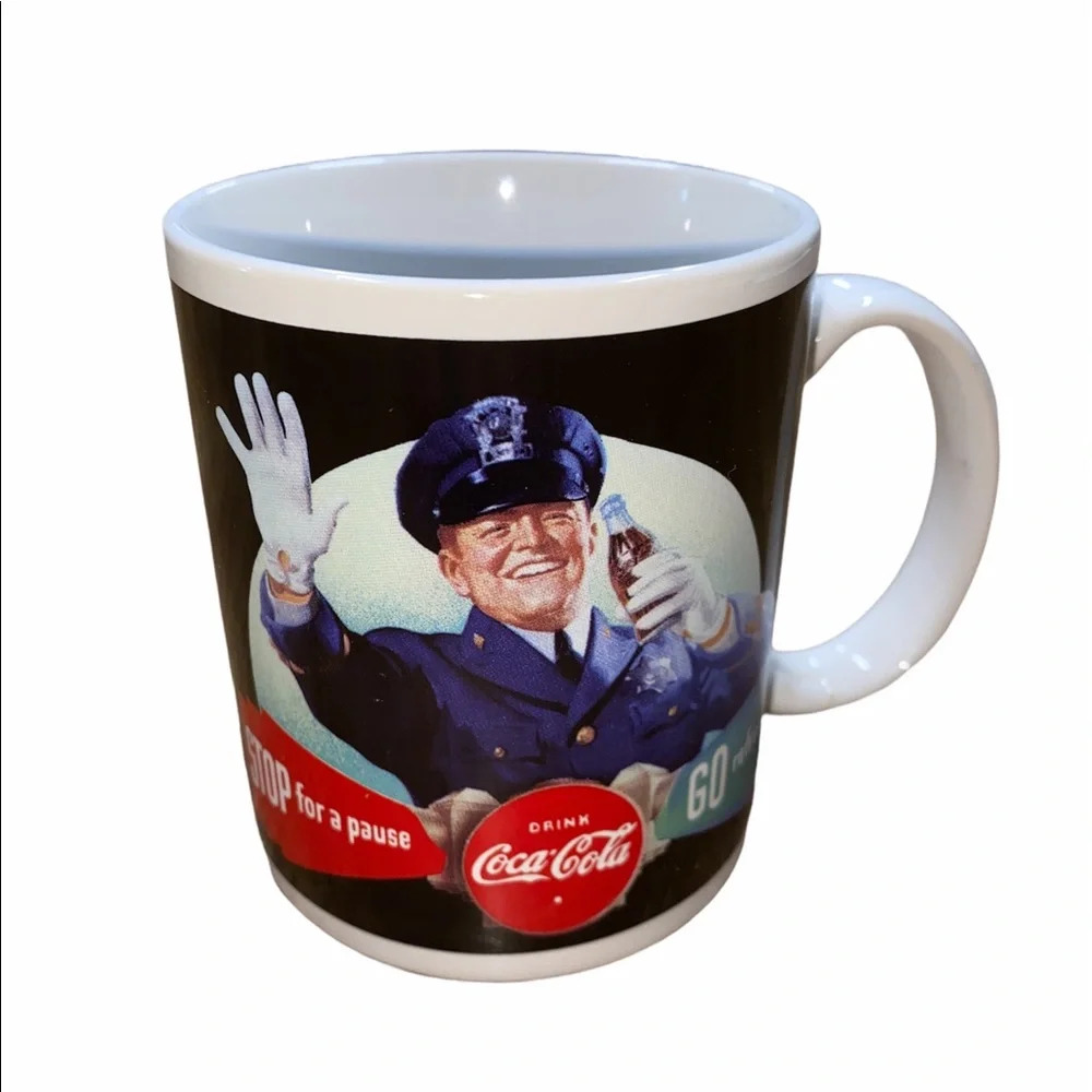 Vintage Coca Cola ceramic coffee mug